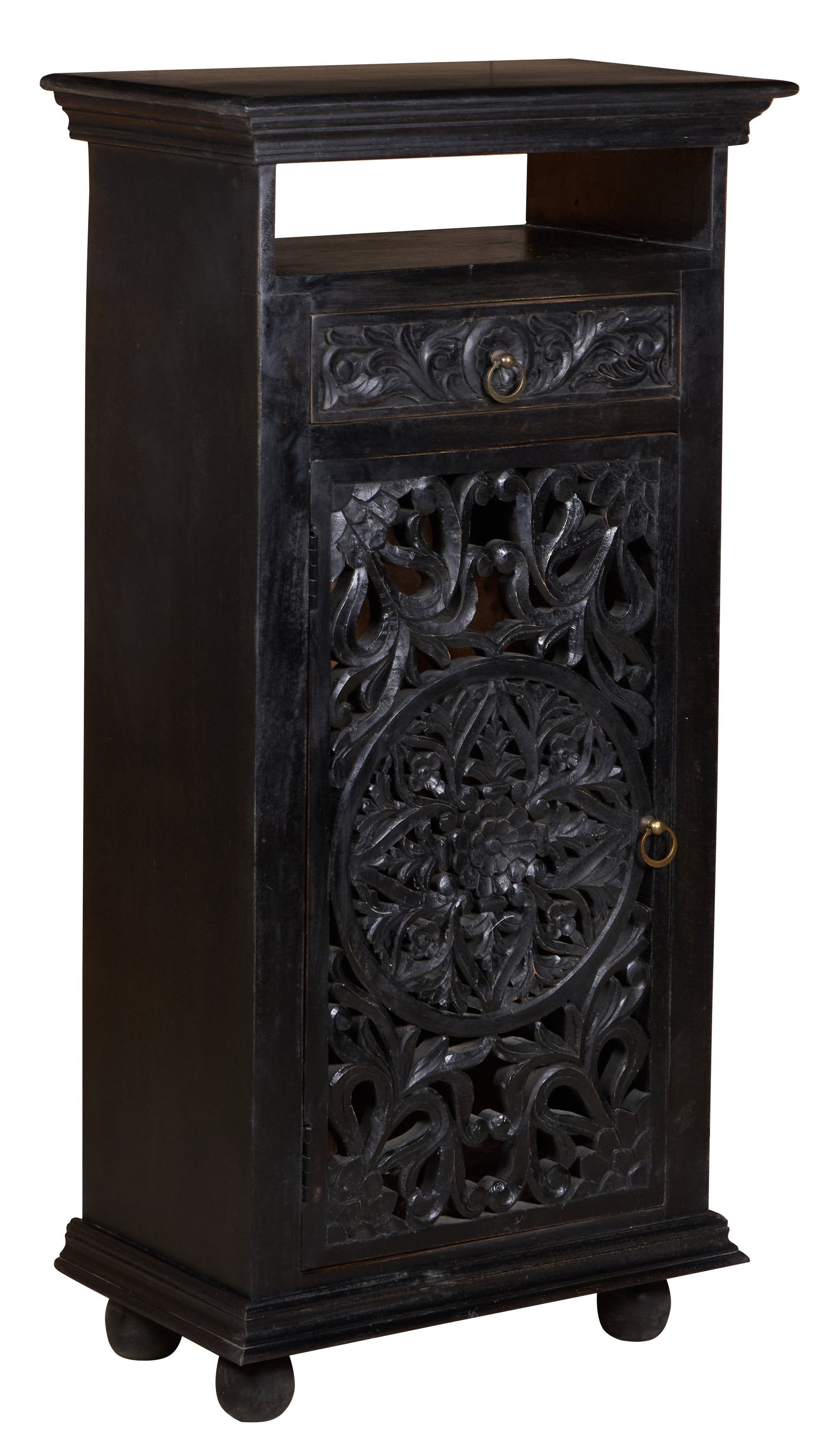 Melora Carved Wooden Chest