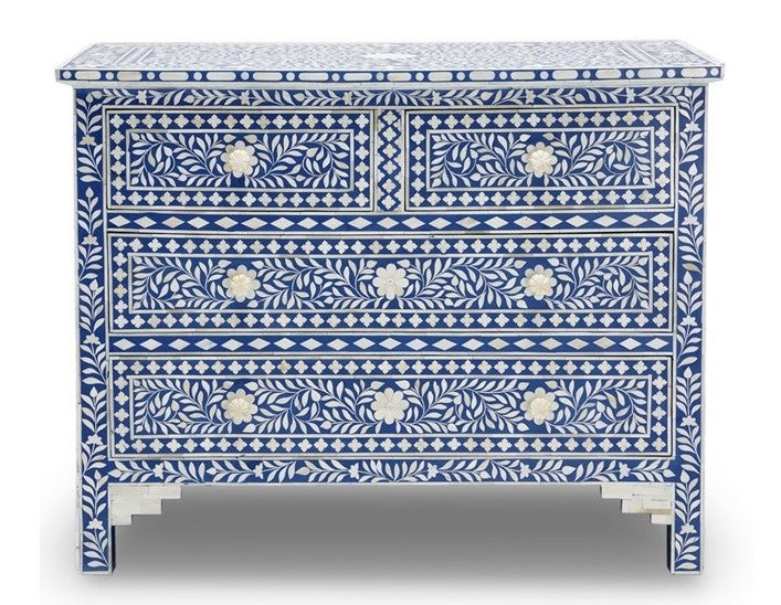 Sandra Bone Inlay Chest of Drawer
