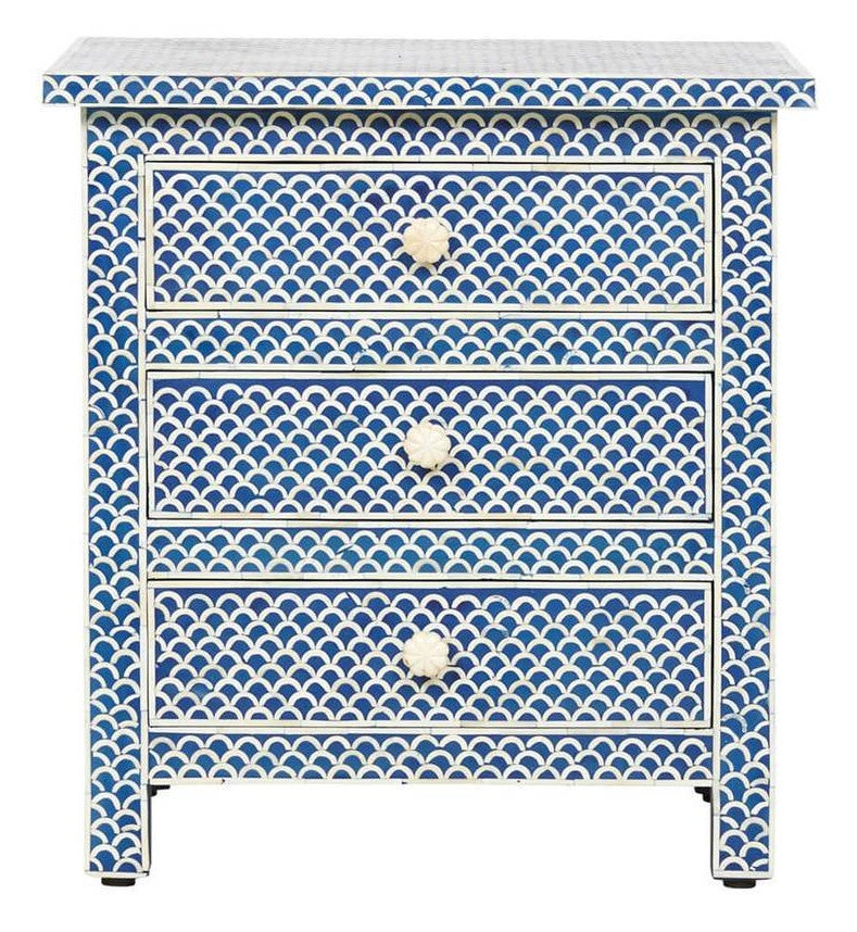 Saul Bone Inlay Bedside