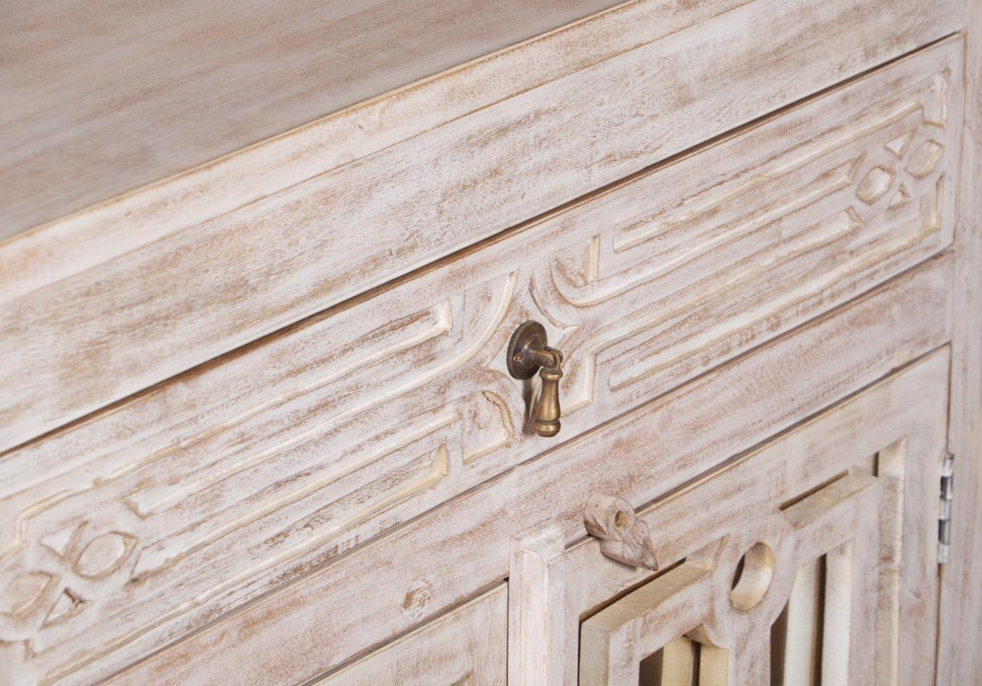 Linda Hand Carved Sideboard