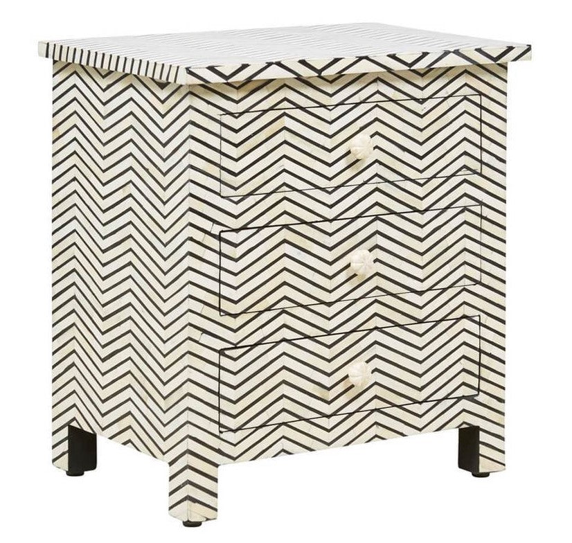 Riwi Bone Inlay Bedside