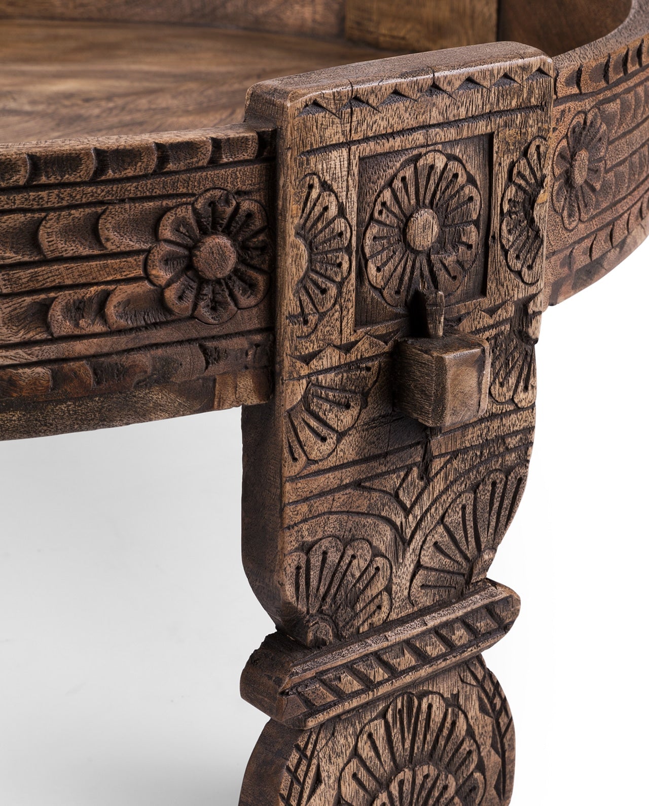 Eric Carved Chakki Coffee Table