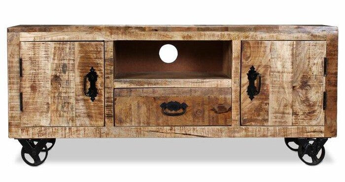 Carmine Hand Carved Wooden TV Cabinet
