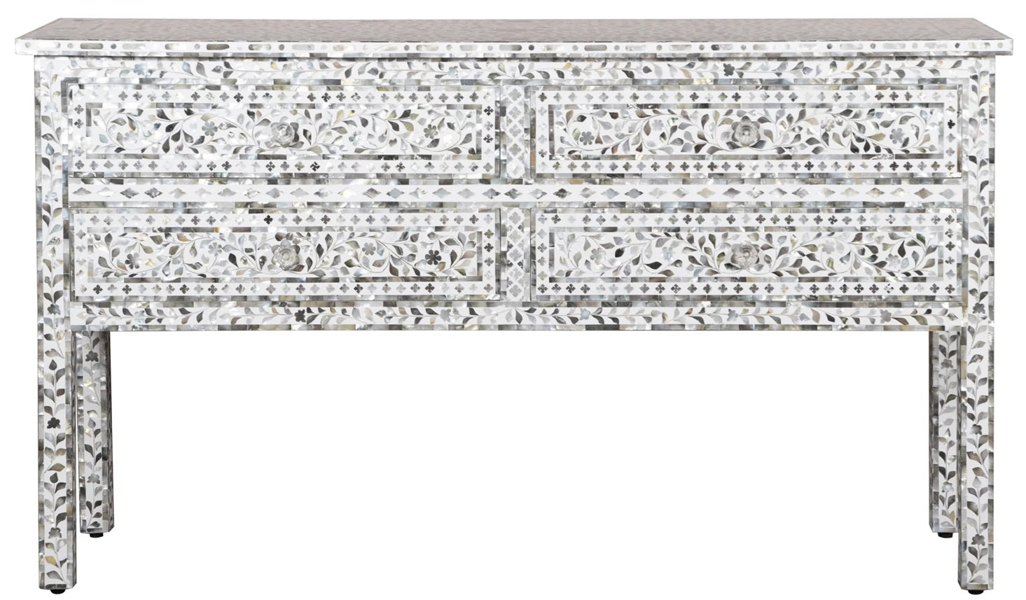 Porter Mother of Pearl Inlay Console Table