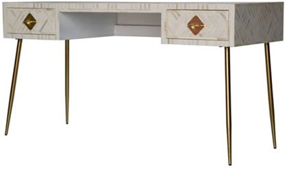 Cassidy Bone Inlay Study Table