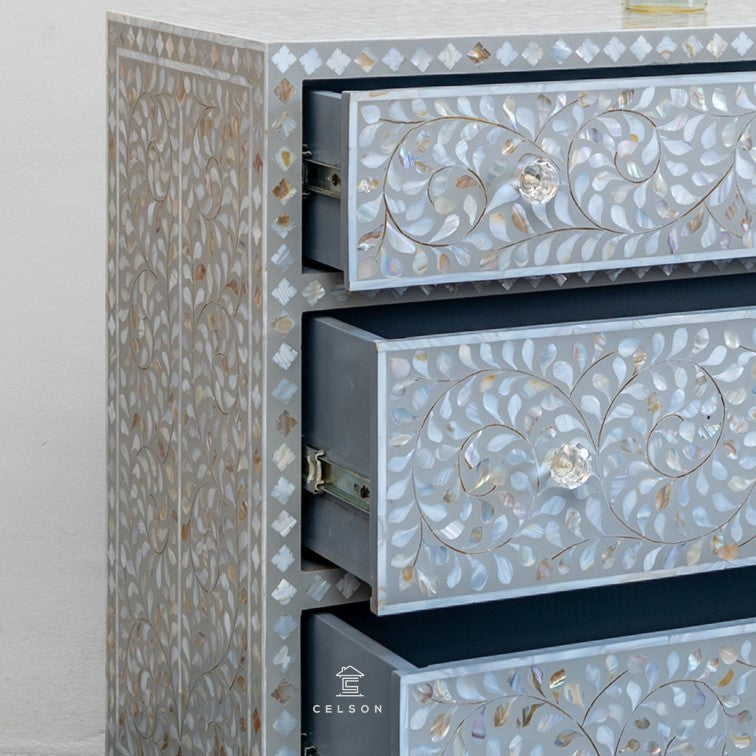 Madora Mother of Pearl Inlay Chest of Drawer