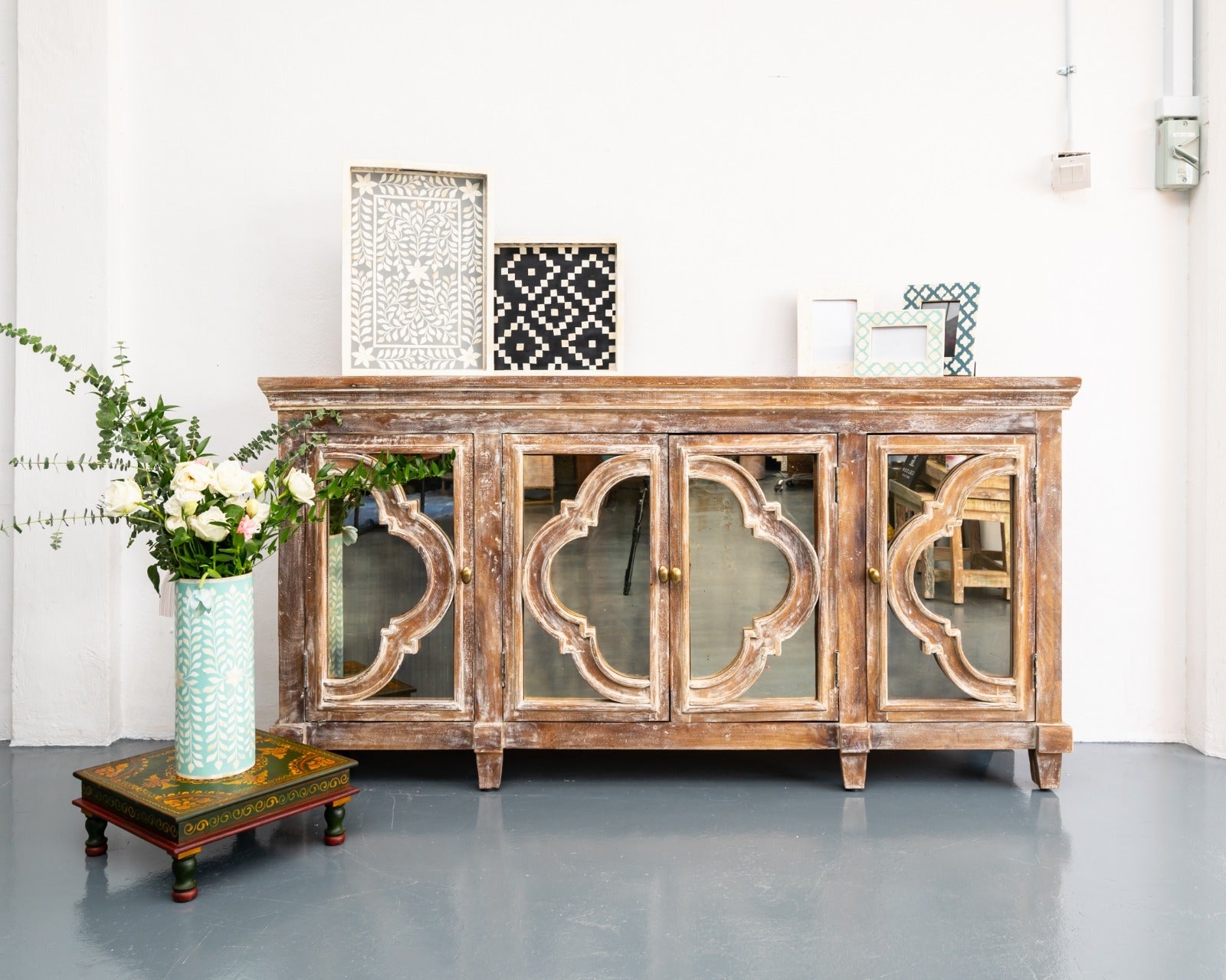 Aurelie Hand Carved Sideboard