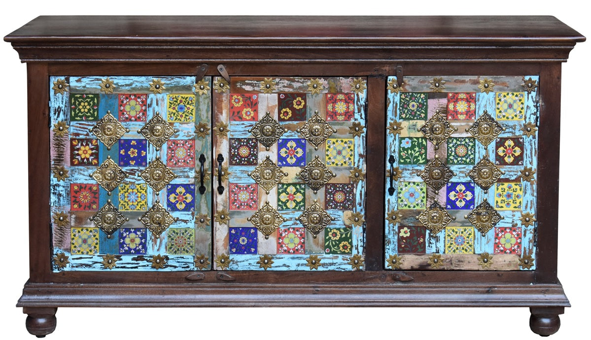 Carol Hand Carved Wooden Sideboard