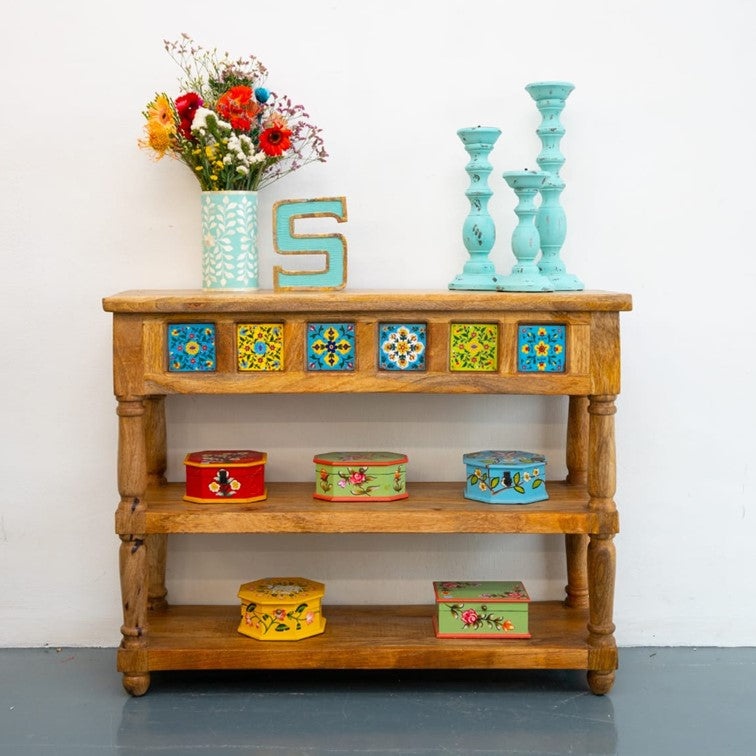 Emilia Hand Crafted Tile Console Table