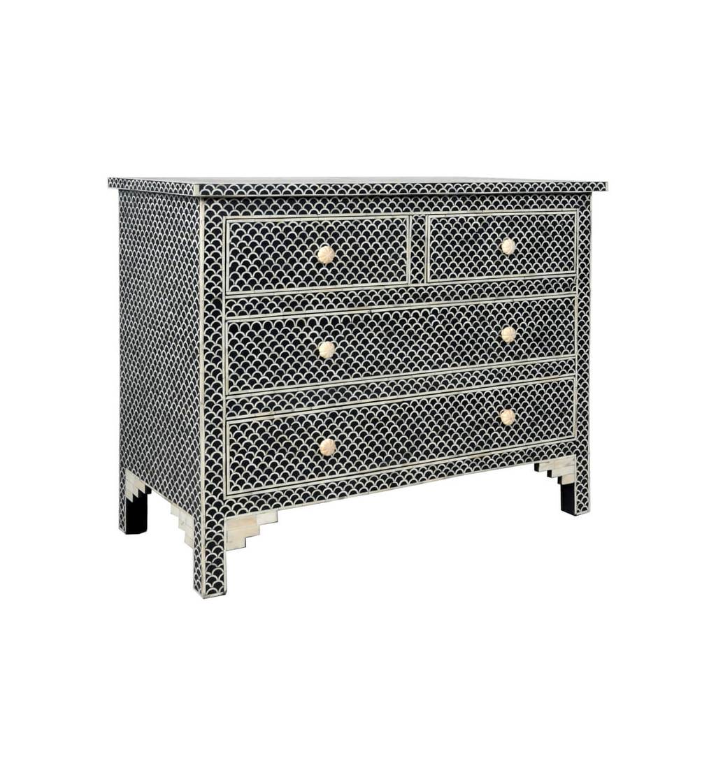 Sif Bone Inlay Chest of Drawer
