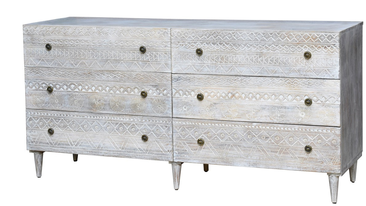 Cuba Hand Carved Chest