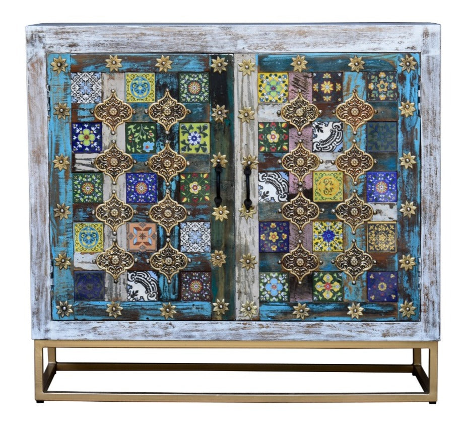 Tyler Carved Wooden Cabinet