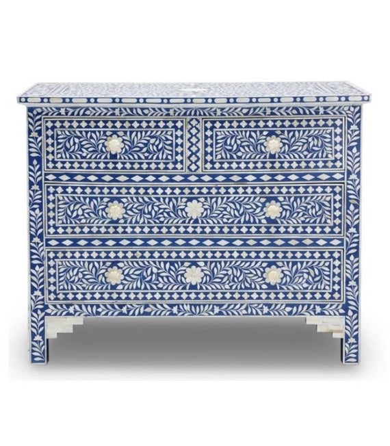 Verrona Bone Inlay Chest of Drawer