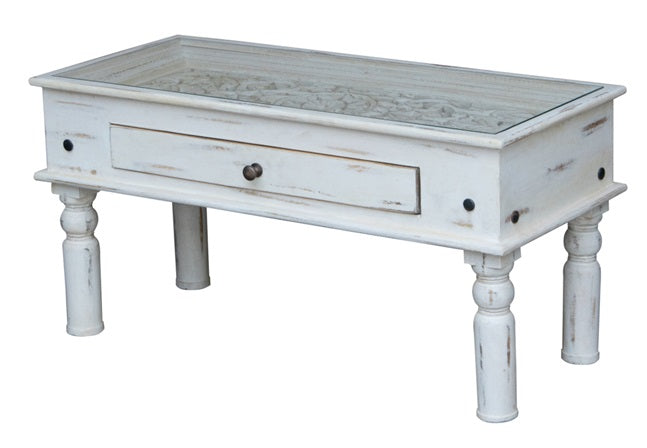 Lee Wooden Carved Coffee Table