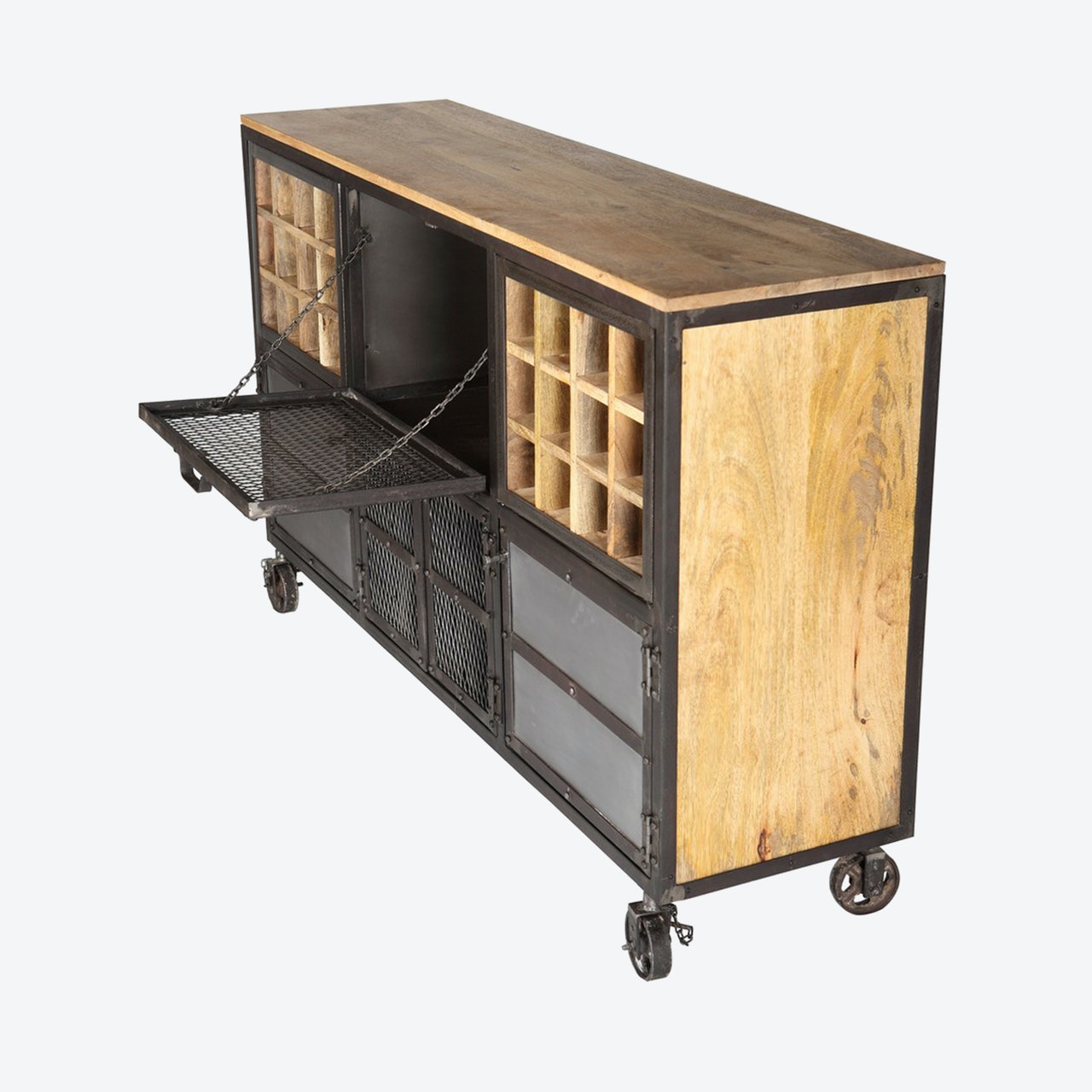 Laretta Wooden Bar Cabinet