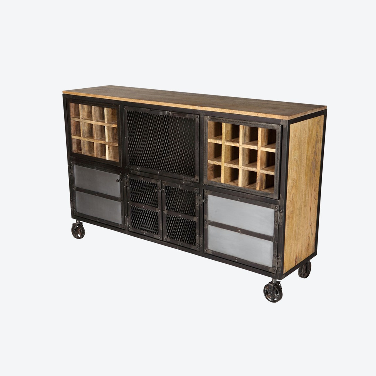 Laretta Wooden Bar Cabinet