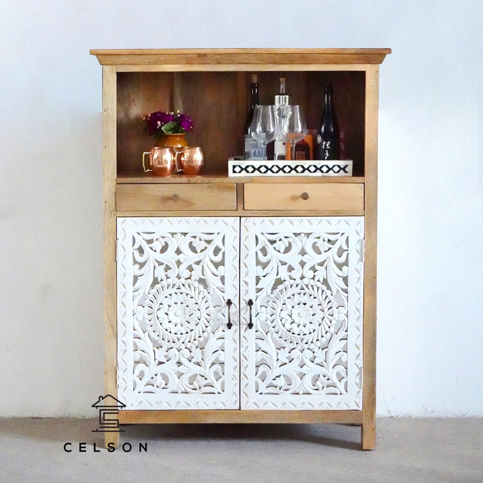 Charlotte Wooden Bar Counter