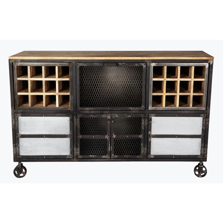 Laretta Wooden Bar Cabinet