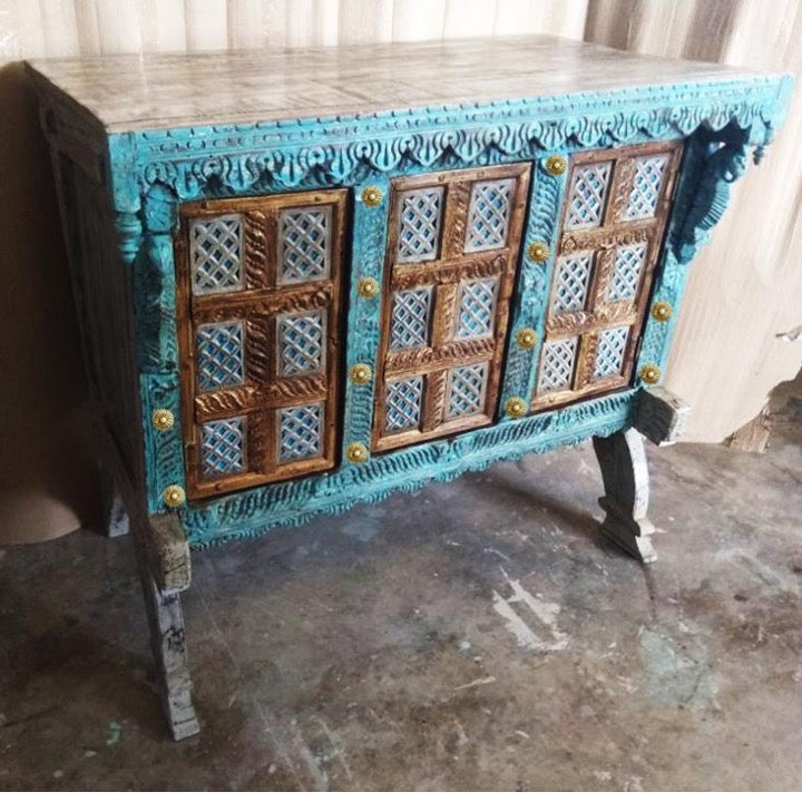 Donnis Damchiya Wooden Bar Cabinet