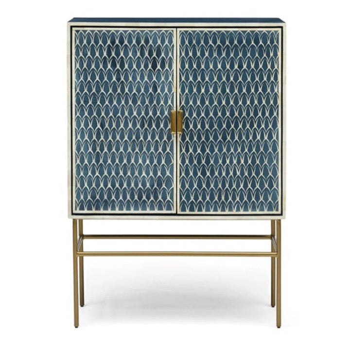 Avrex Bone Inlay Bar Cabinet