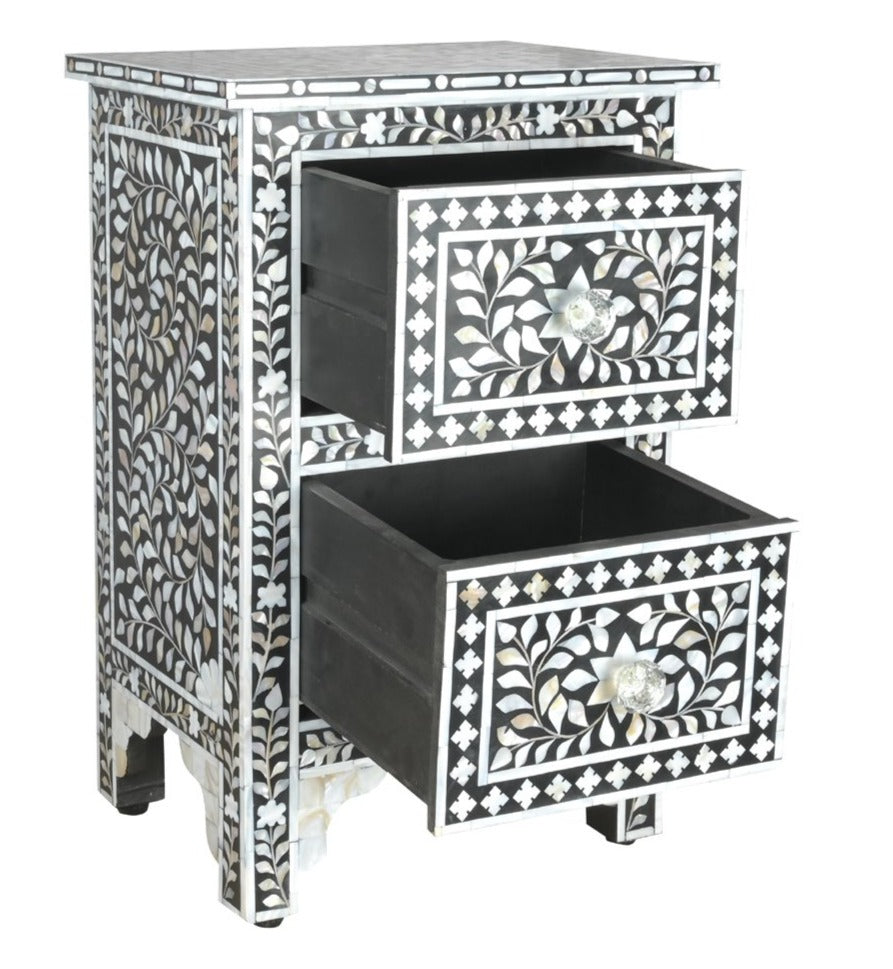Josh Mother of Pearl Inlay Bedside