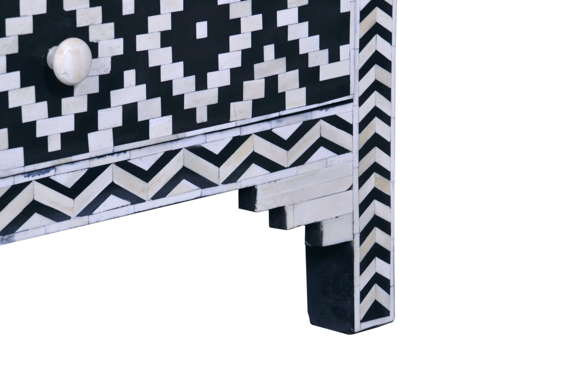 Reva Bone Inlay Chest of Drawer