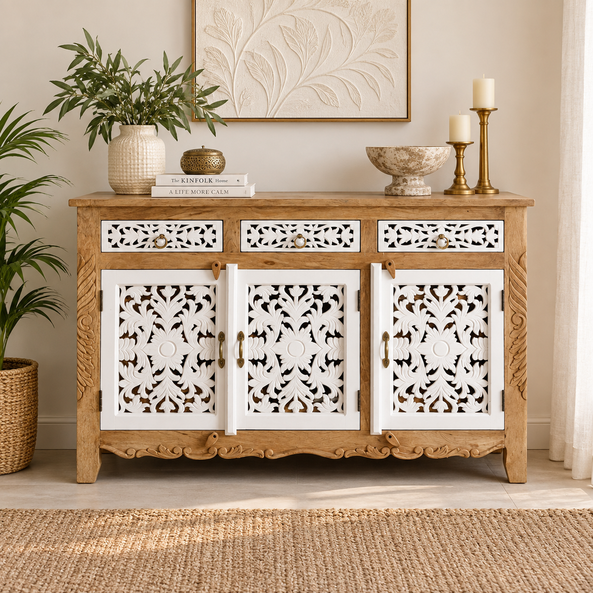 Hubi Hand Carved Buffet