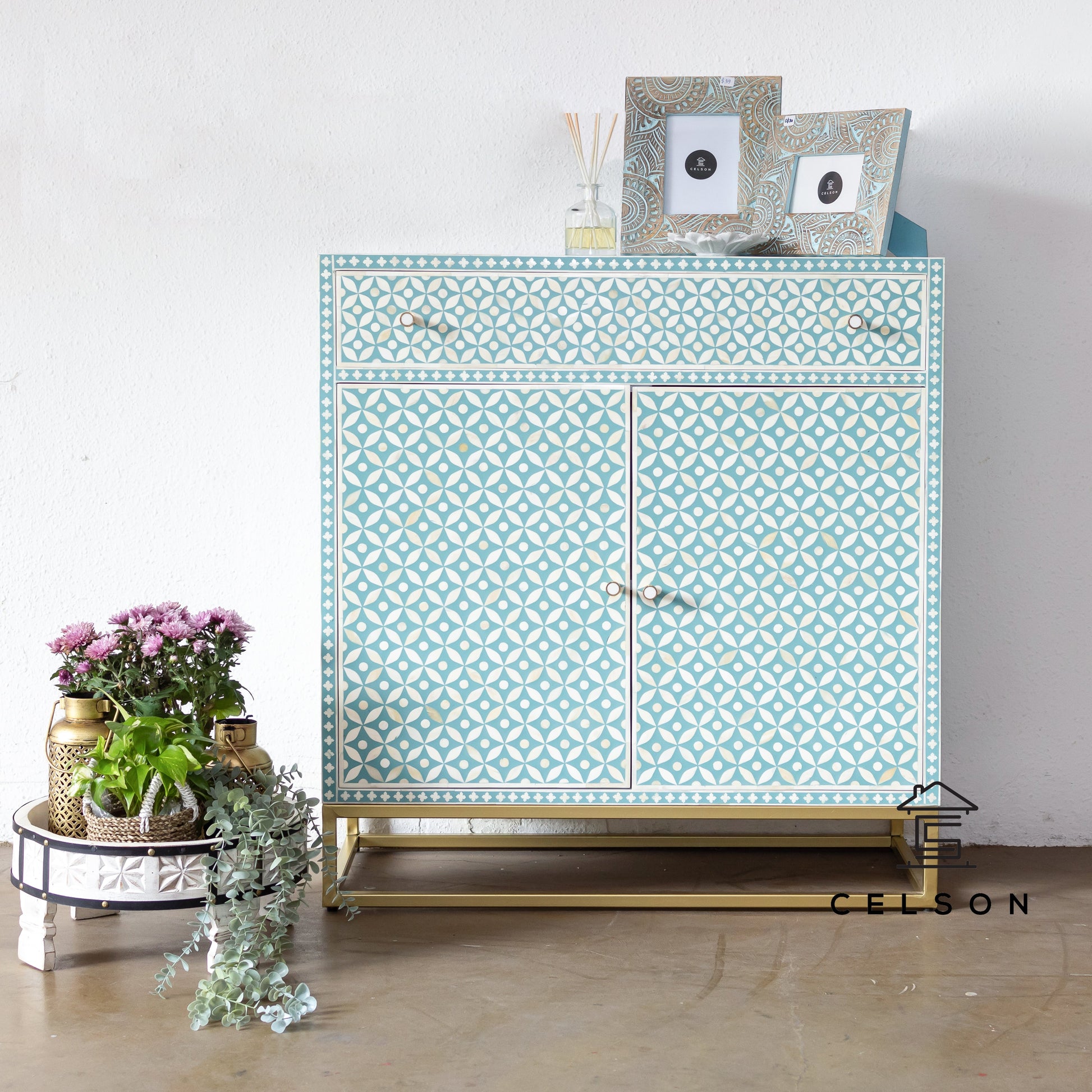 Max Bone Inlay Cabinet