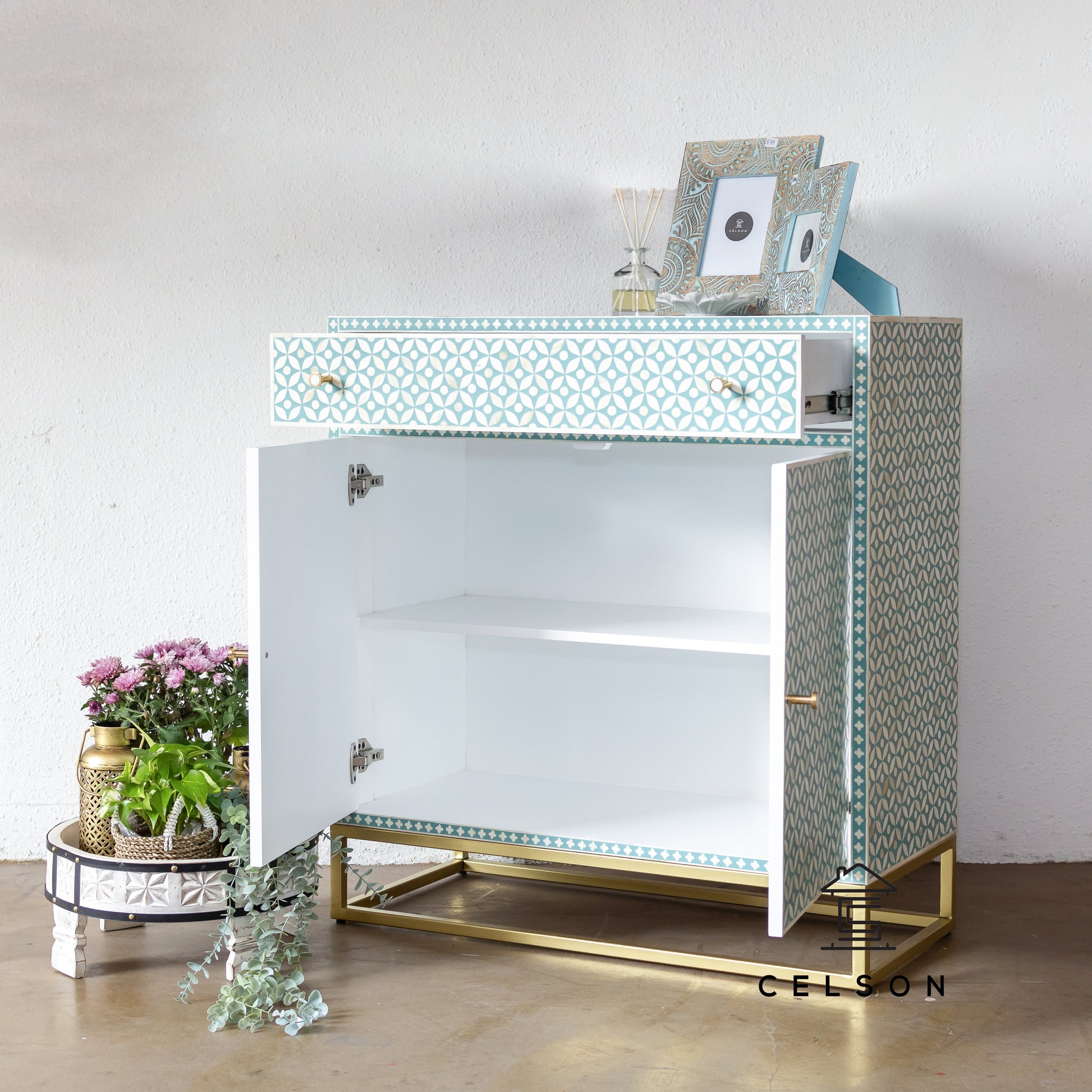 Max Bone Inlay Cabinet