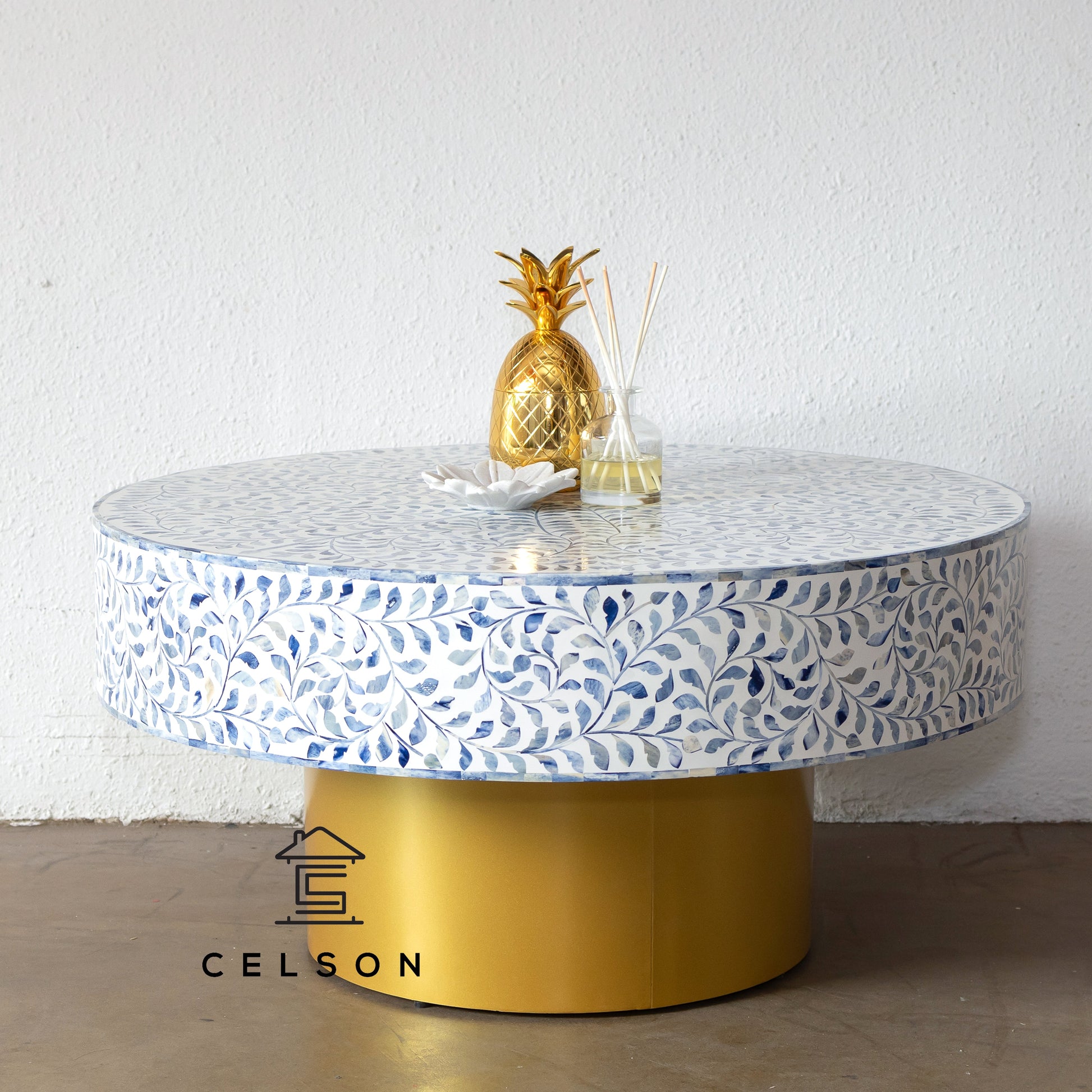 Dev Bone Inlay Coffee Table