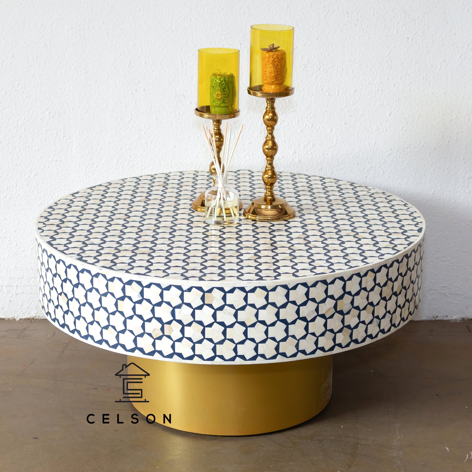 Chris Bone Inlay Coffee Table