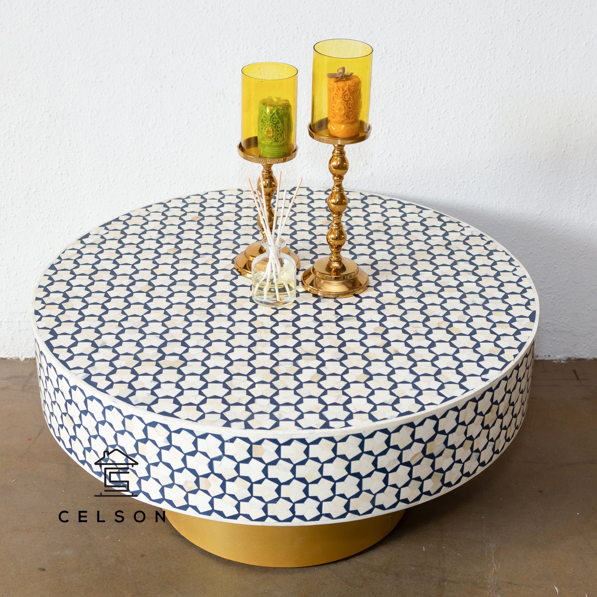 Chris Bone Inlay Coffee Table