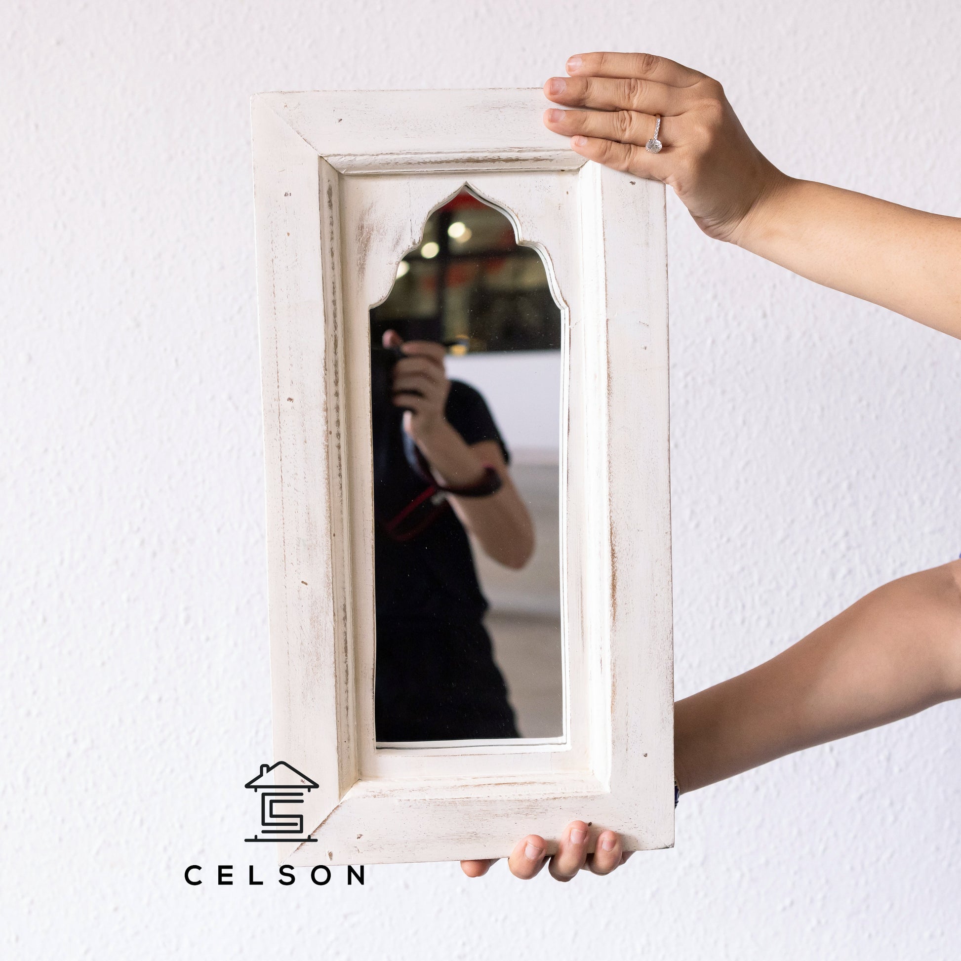 Max Multi Finish Wooden Mirror