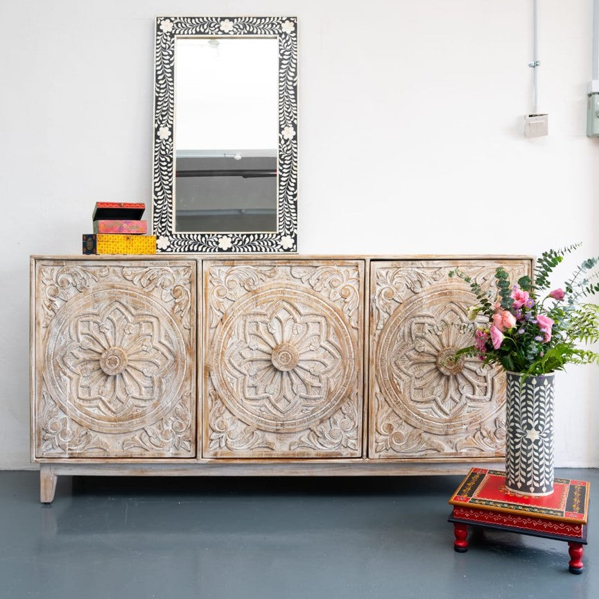 Arliss Hand Carved Sideboard