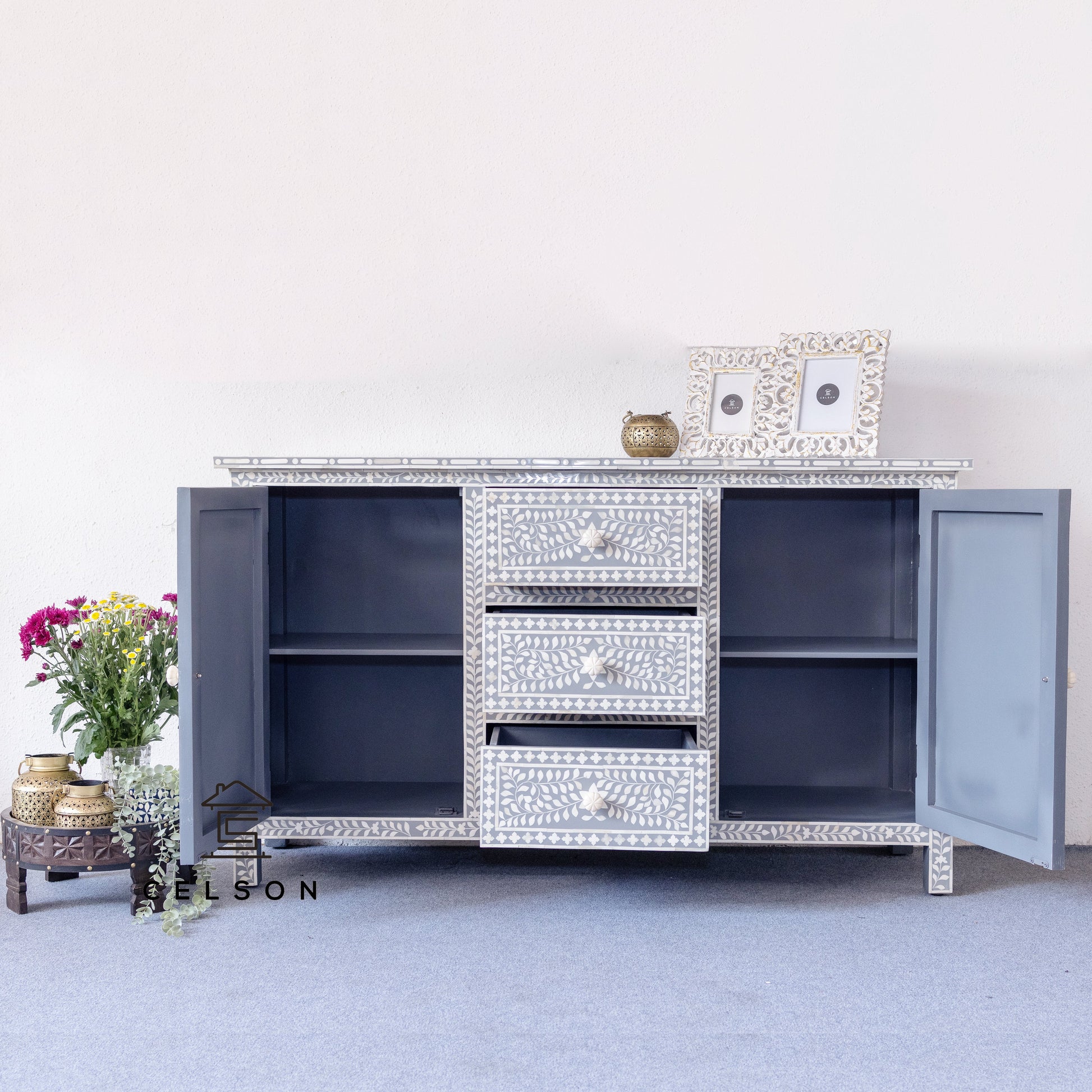 Ray Bone Inlay Sideboard