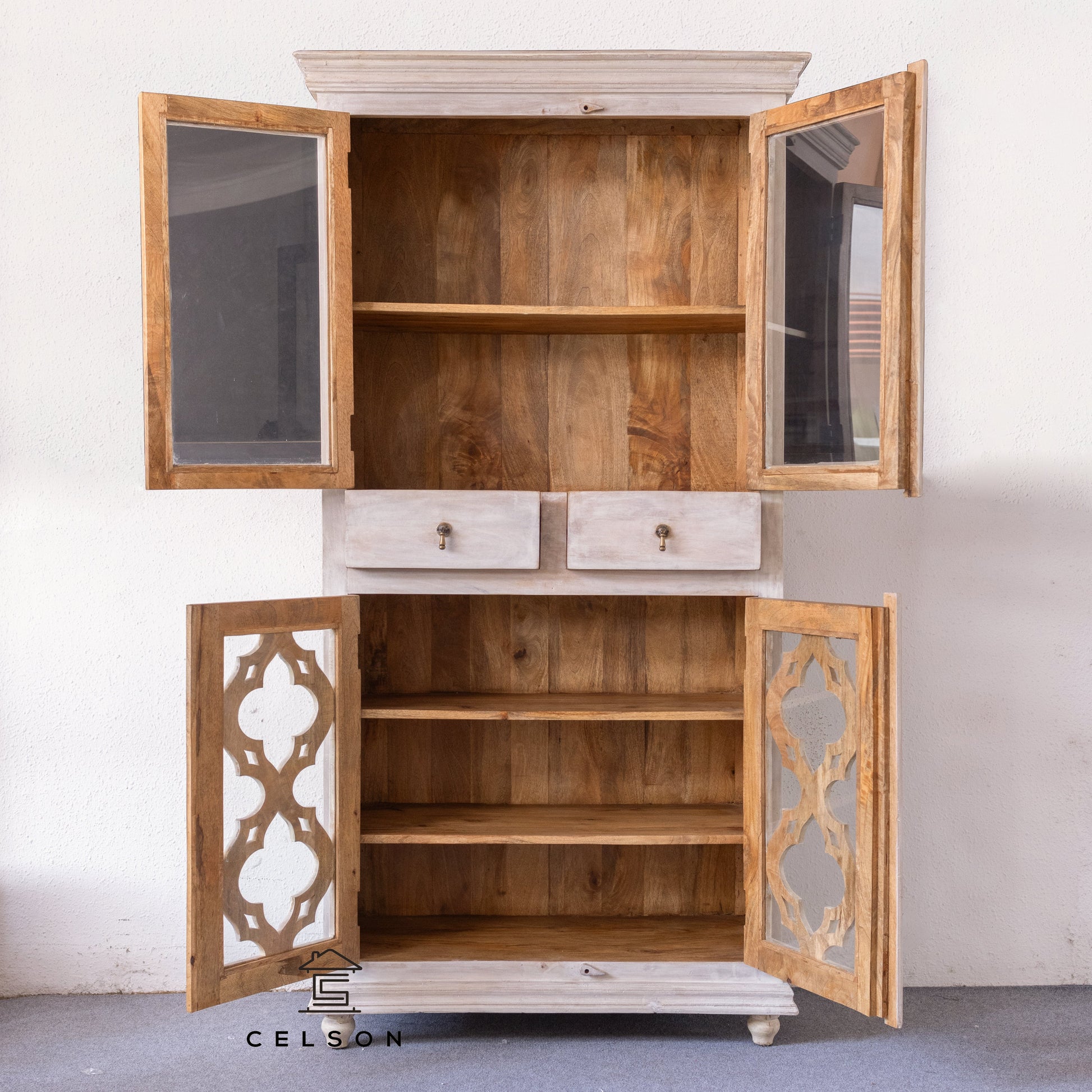 Romil Carved Bookcase