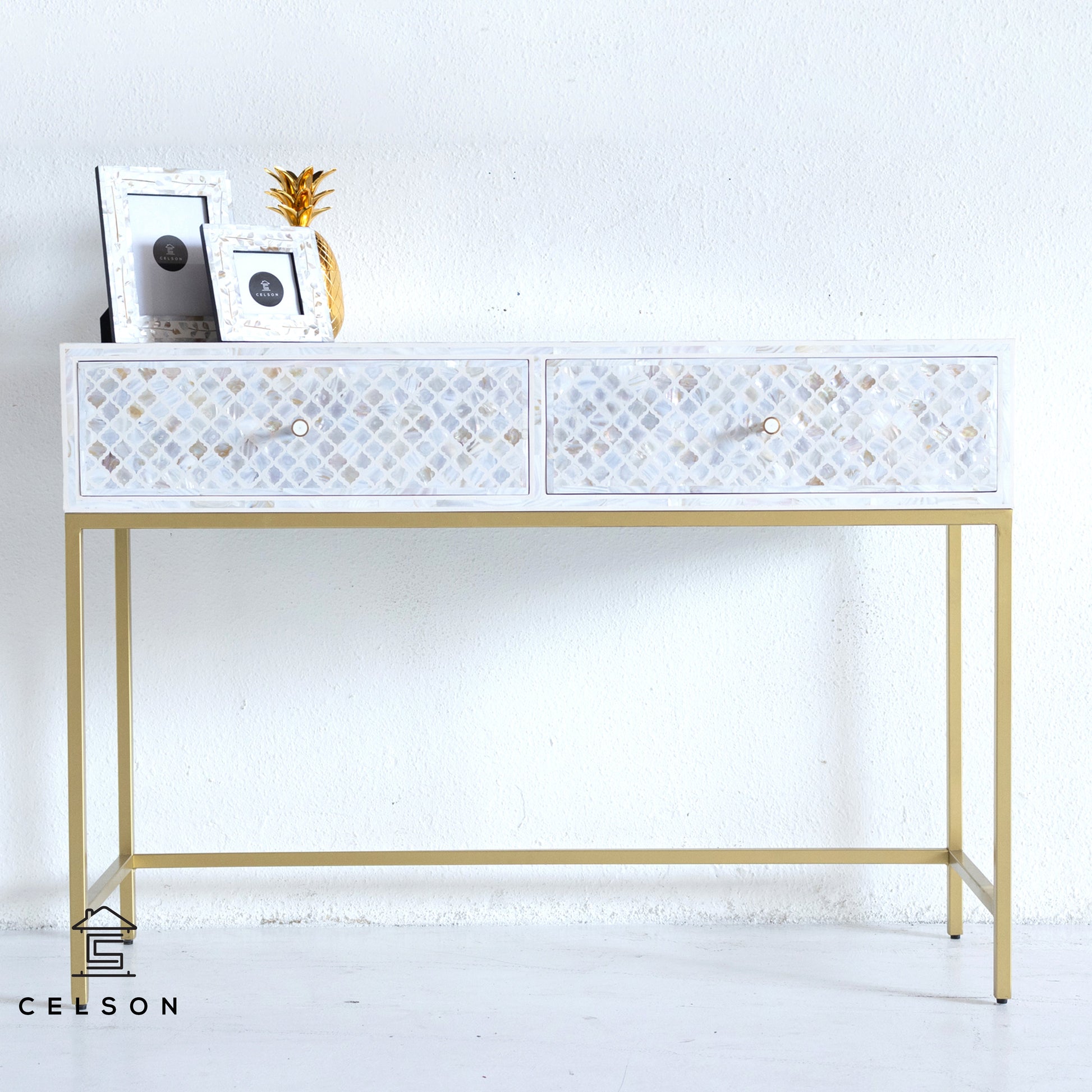 Laura MOP Inlay Console Table