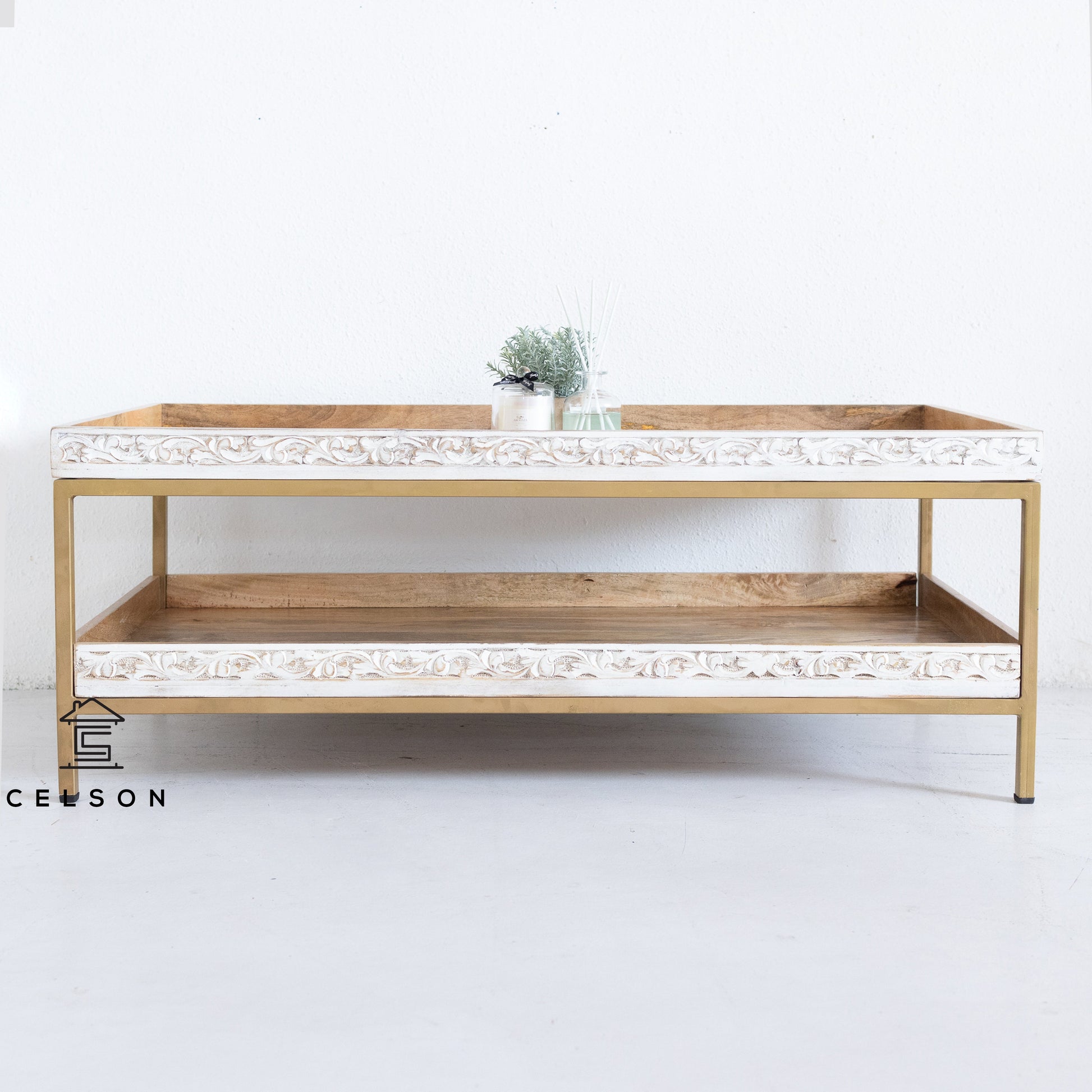 Viva Carved Coffee Table