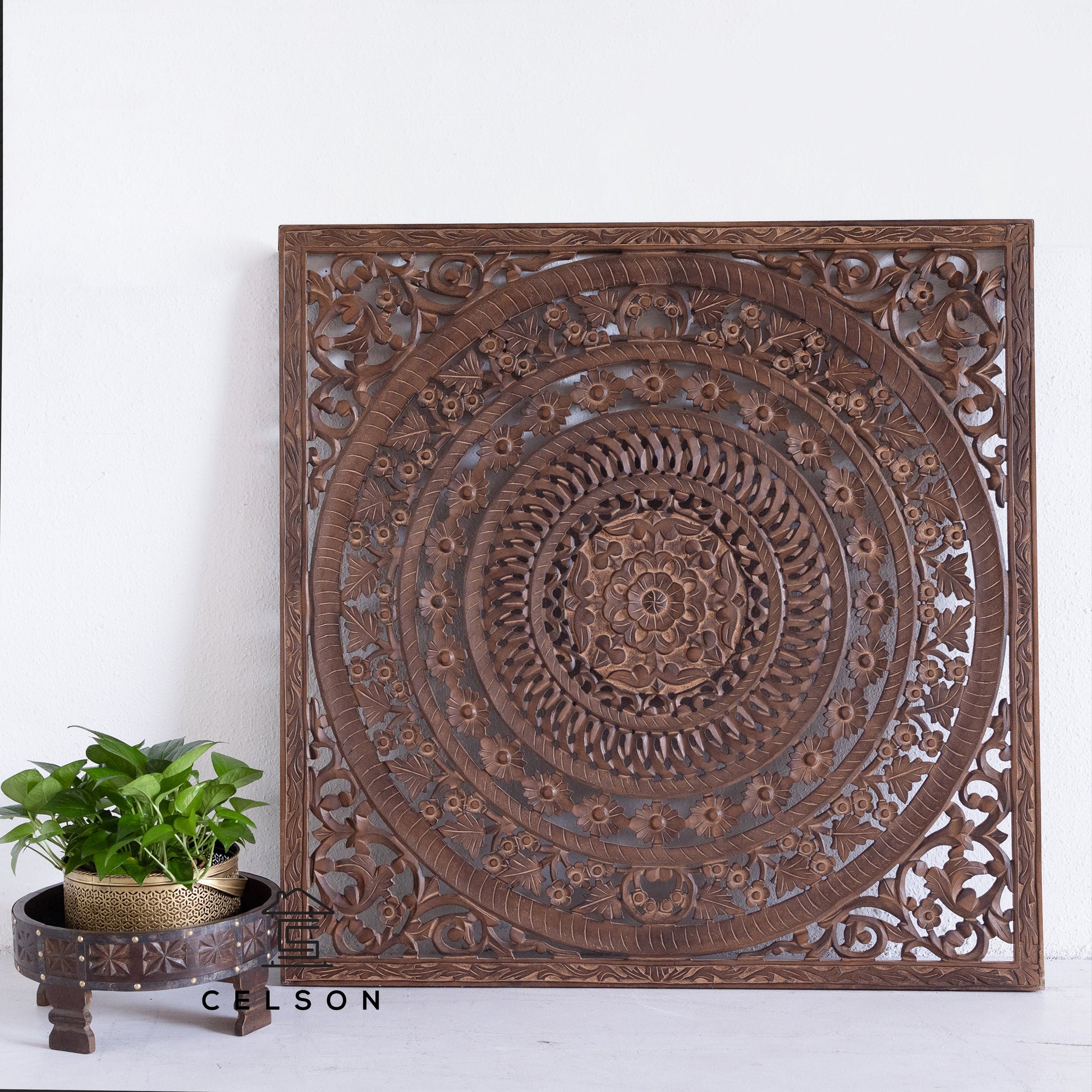 Liza Carved Wall Panel