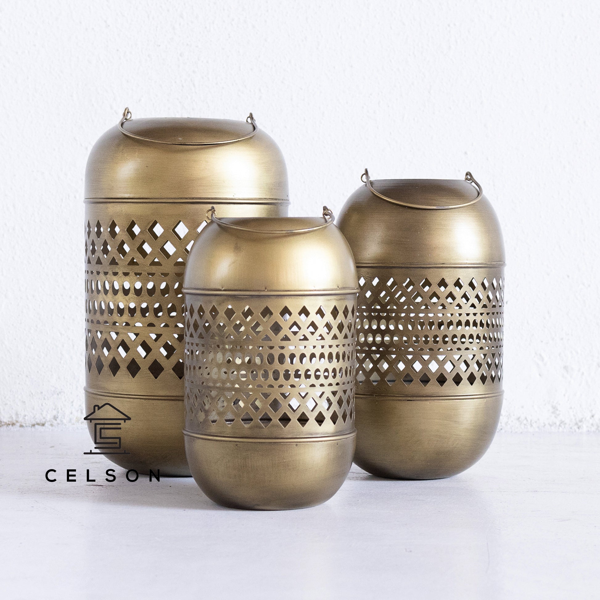 Katherine Metal Lantern S/3