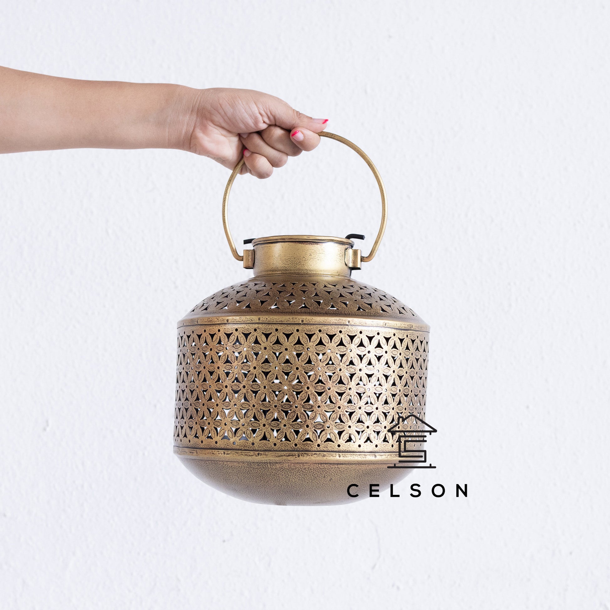 Kim Hurricane Metal Lantern