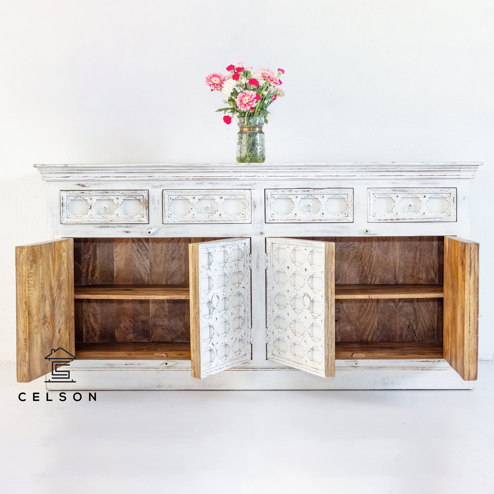 Bruno Hand Carved Sideboard