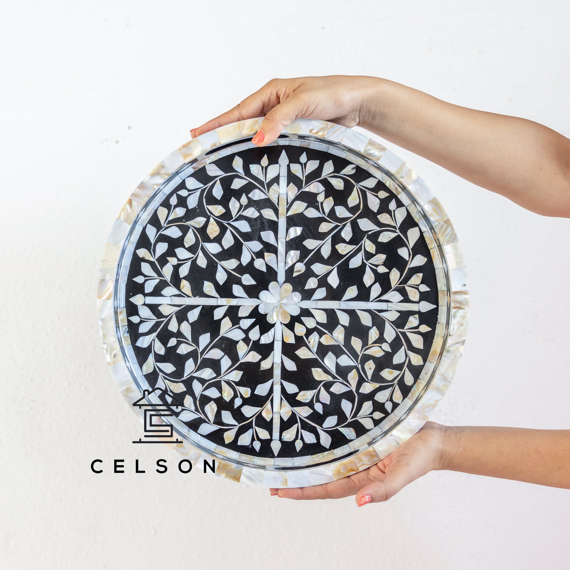 Lux Mother Of Pearl Inlay Tray