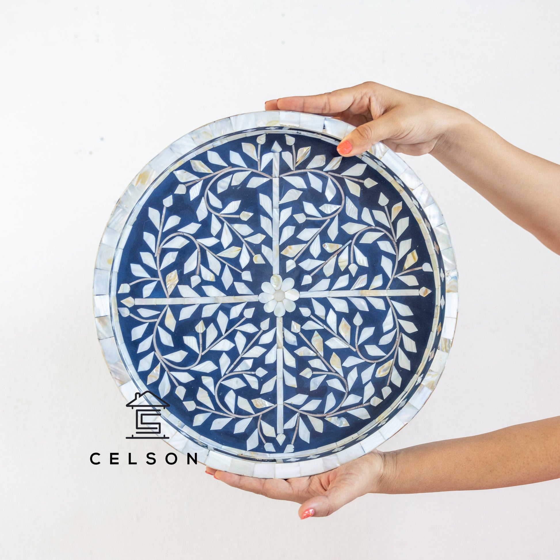 Lux Mother Of Pearl Inlay Tray