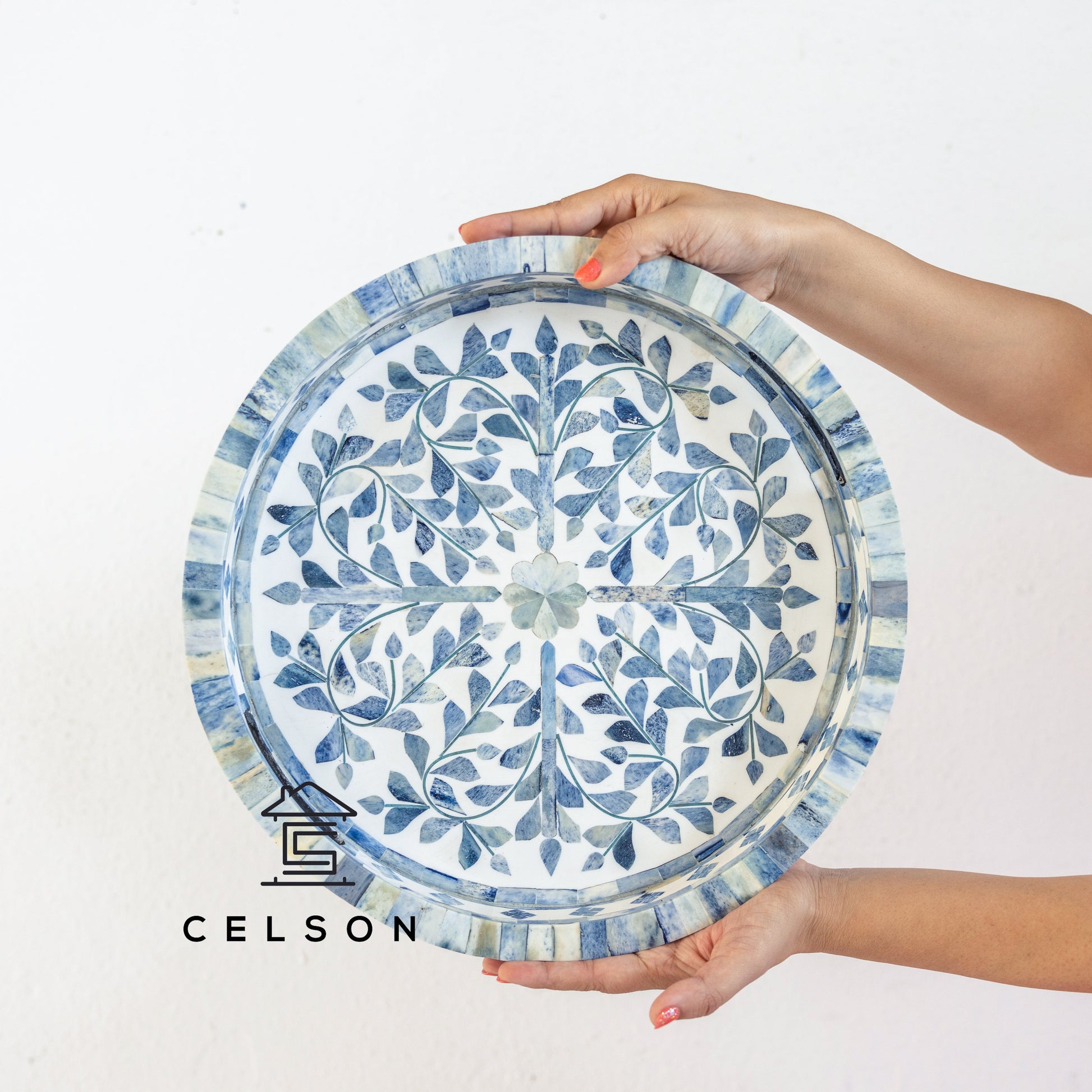 Pedro Bone Inlay Tray