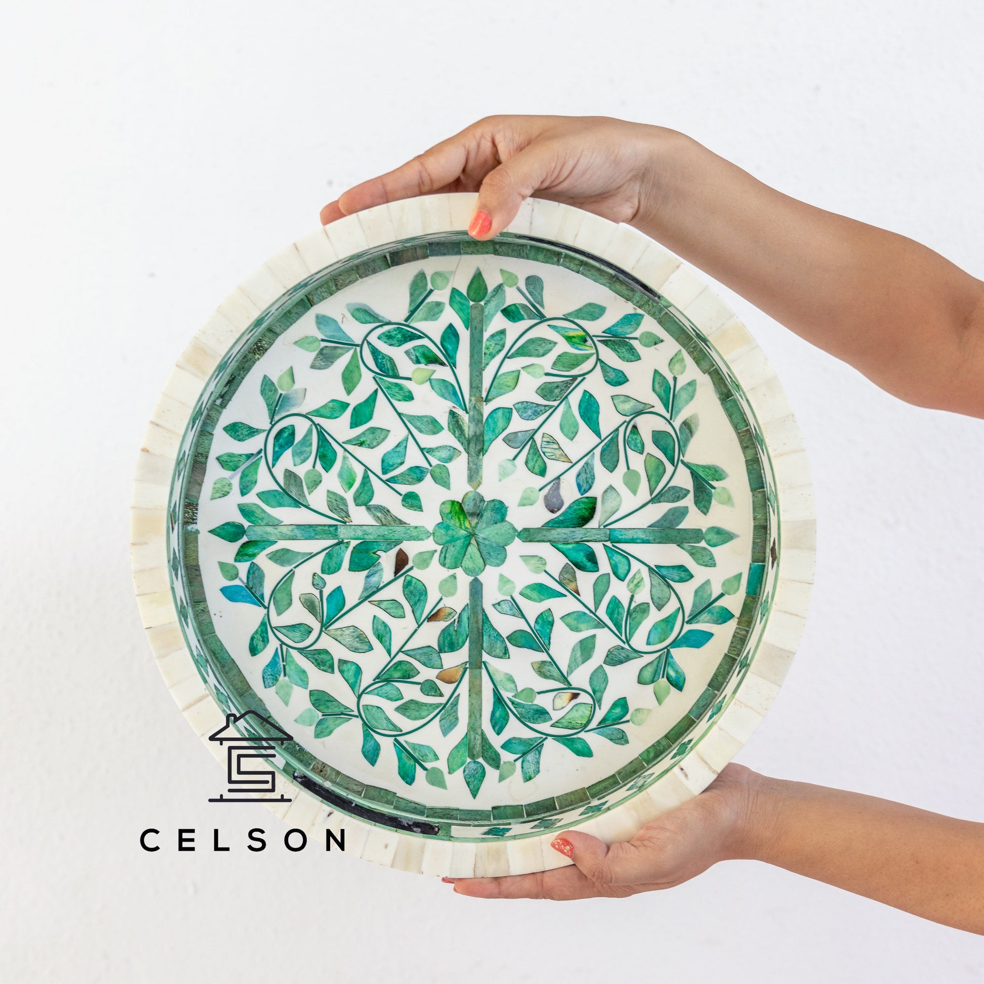 Pedro Bone Inlay Tray