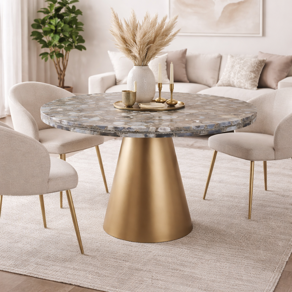 Adrian Agate Dining Table