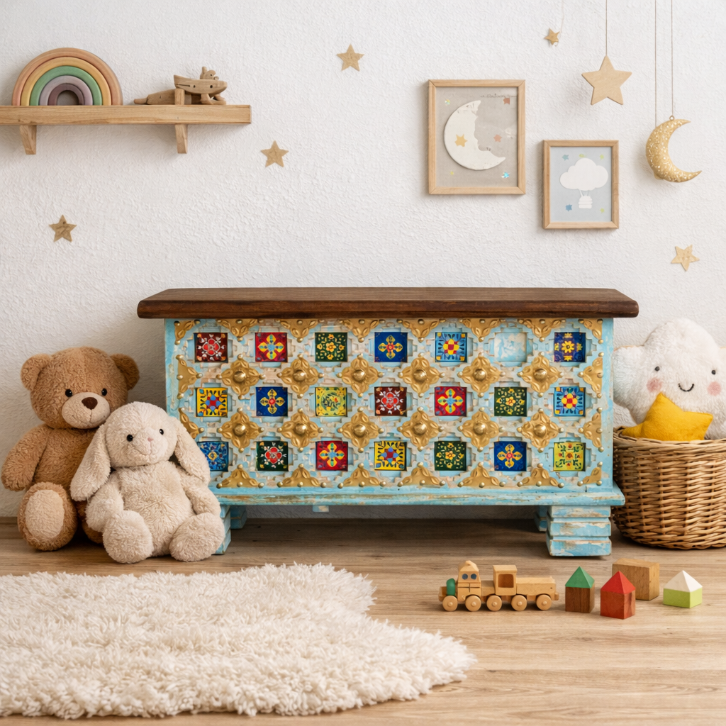 Zoe Brass & Tile Heritage Trunk
