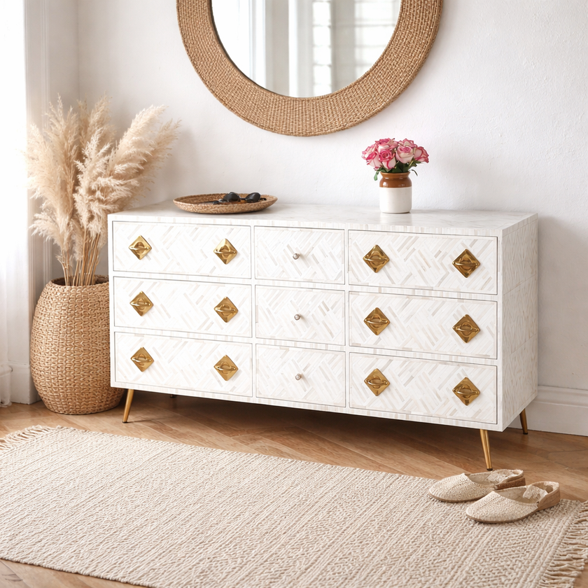 Ava Bone Inlay Dresser