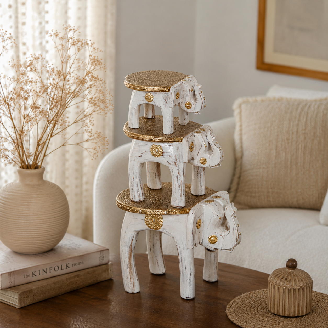 Sanaha wooden elephant
